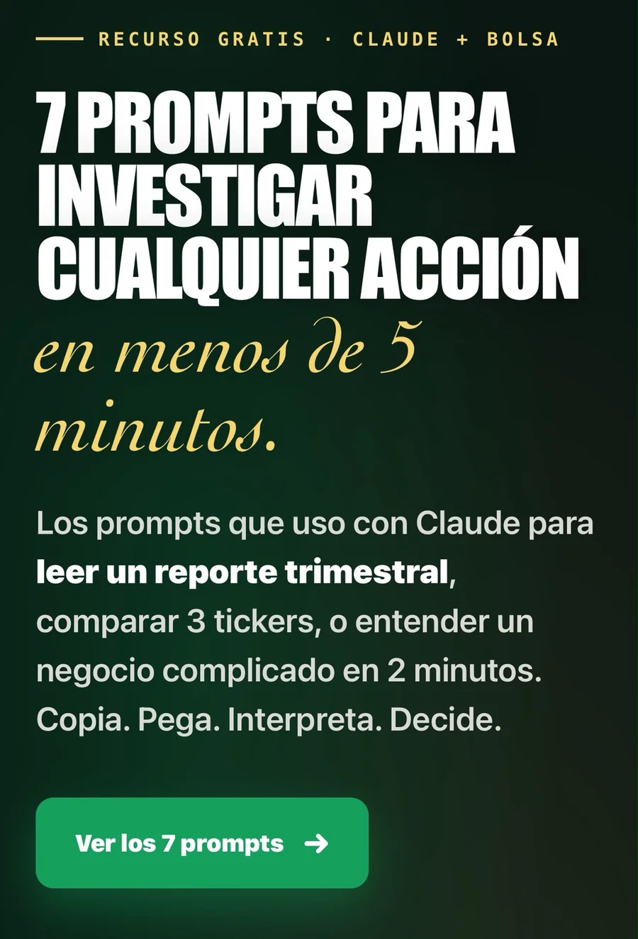 Portada: 7 prompts para investigar cualquier acción