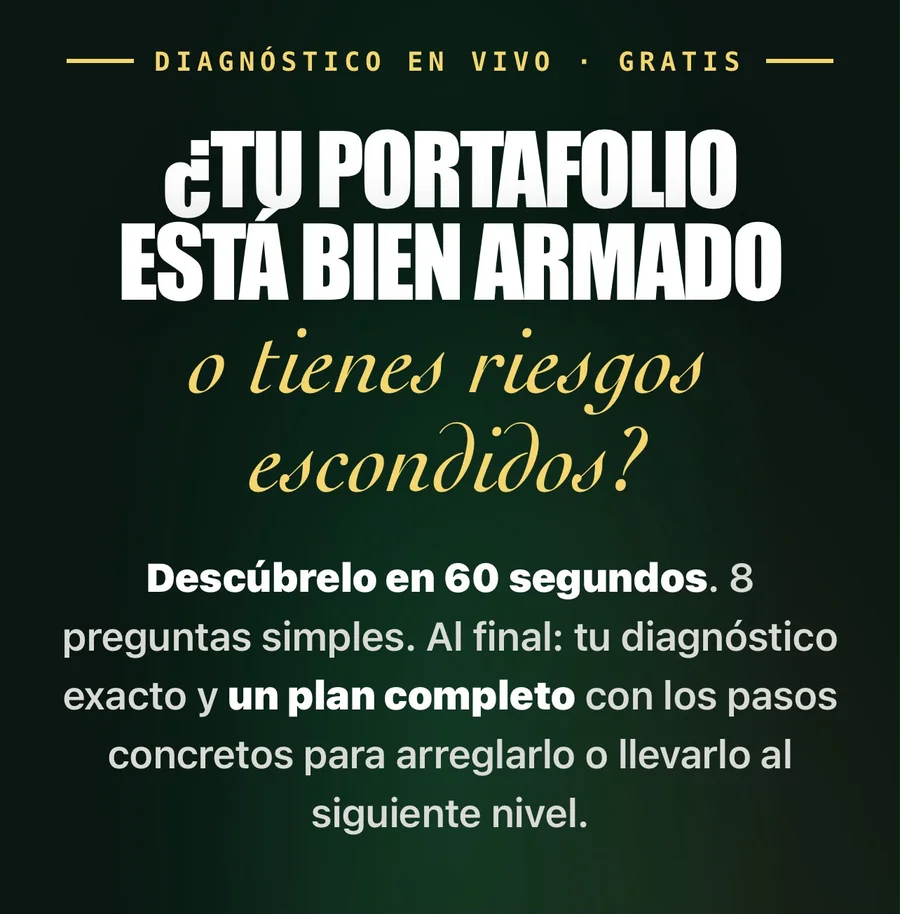 Portada: ¿Tu portafolio está bien armado o tiene riesgos escondidos?